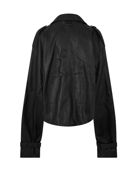 Vetements Black Short Trench Coat