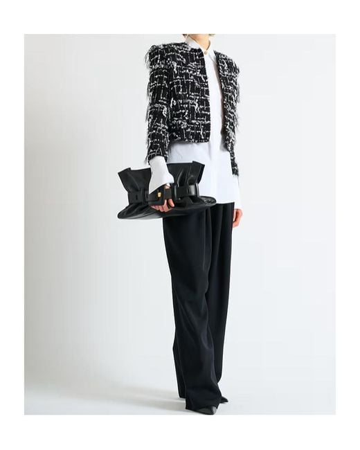 Balmain Black Cropped Jacket