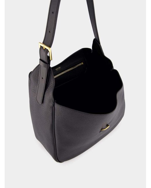 Tom Ford Black T Pin Shoulder Bag