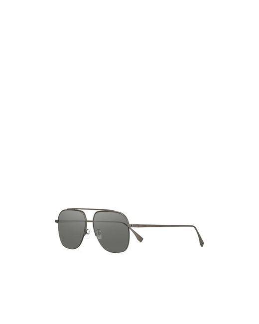 Fendi Metallic Full Frame Sunglasses for men