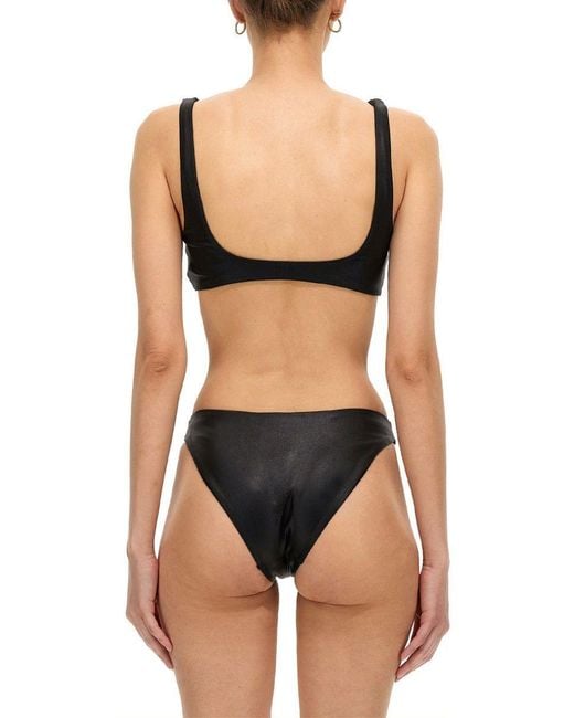 ROTATE BIRGER CHRISTENSEN Black Logo Bikini