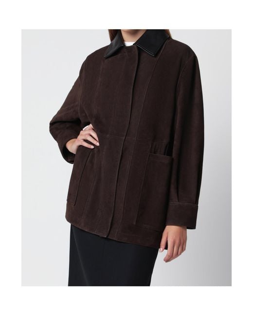 Nour Hammour Black Collared Jacket