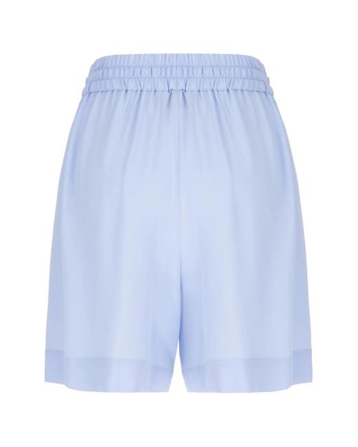 Iceberg Blue Drawstring Bermuda Shorts