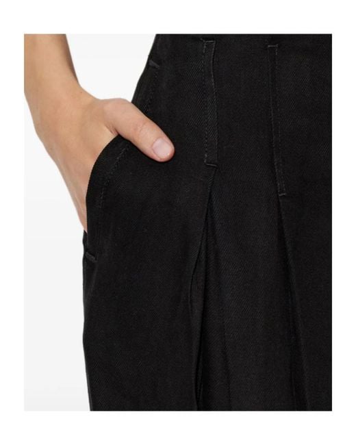 IRO Black Pleated Trousers
