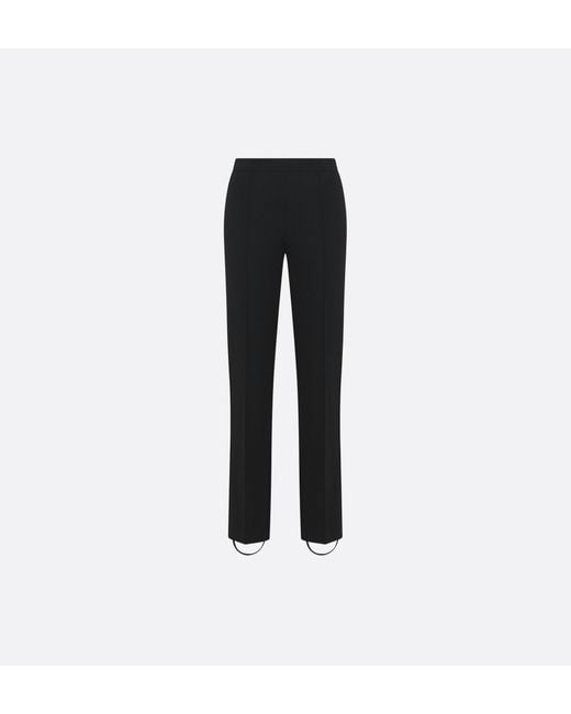 Dior Black Fitted Stirrup Pants