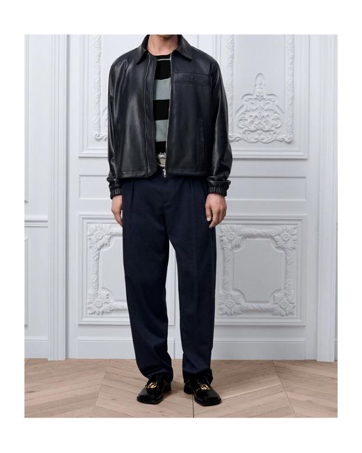 Dior Blue Zipped Jacket for men