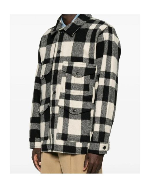 Filson Black Plaid Jacket for men