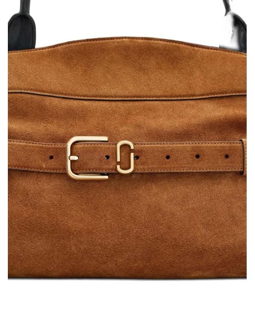 Marc Jacobs Brown The Suede Dakota Satchel
