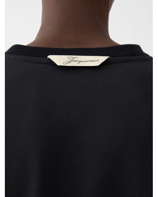 Jacquemus Black Rond Carré T-Shirt for men