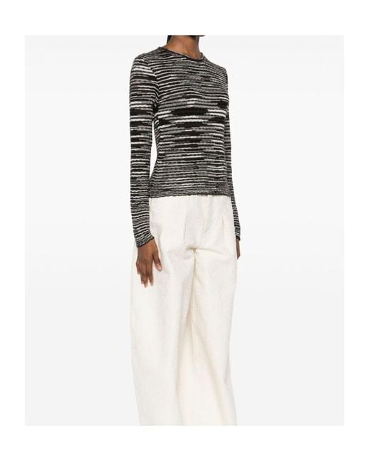 Missoni Black Round-Neck Sweater
