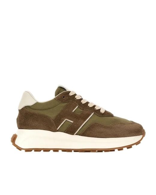 Hogan Brown H641 Sneakers