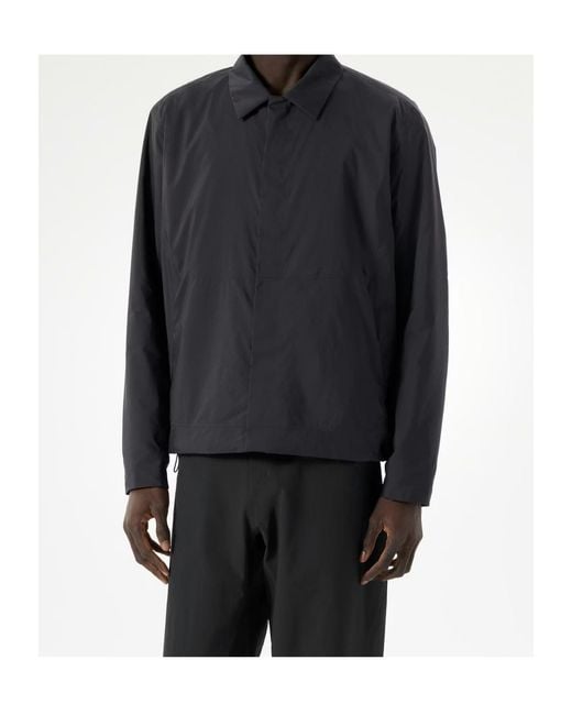 Veilance Black Classic Collar Light Jacket for men