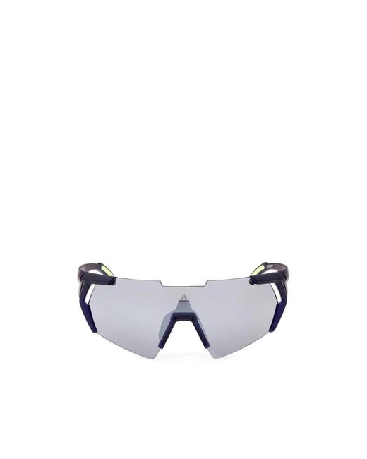 Adidas Originals White Geometric Sunglasses for men
