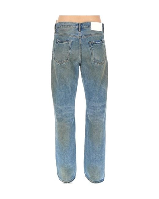 Purple Brand Blue Belt Loop Jeans for men