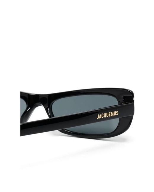 Jacquemus White Rectangle Frame Sunglasses