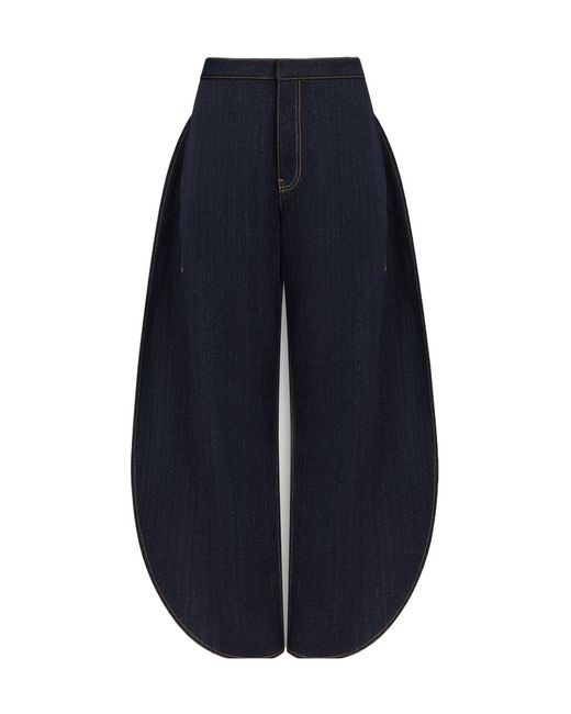 Alaïa Blue Petal Jeans