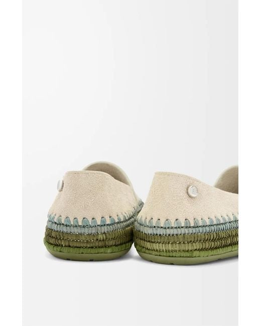 Loewe Green Rio Slippers