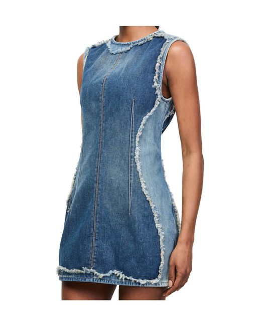 Acne Blue Denim Mini Dress