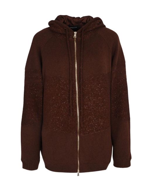 Fabiana Filippi Brown Long Sleeve Jacket