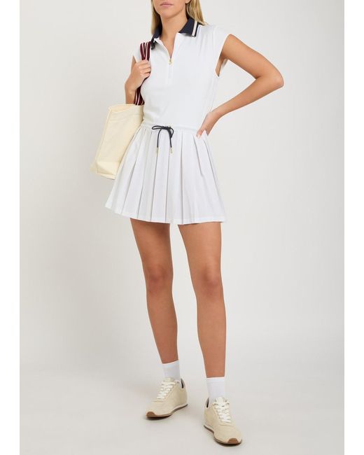 Varley White Slim-Fit Sports Dress