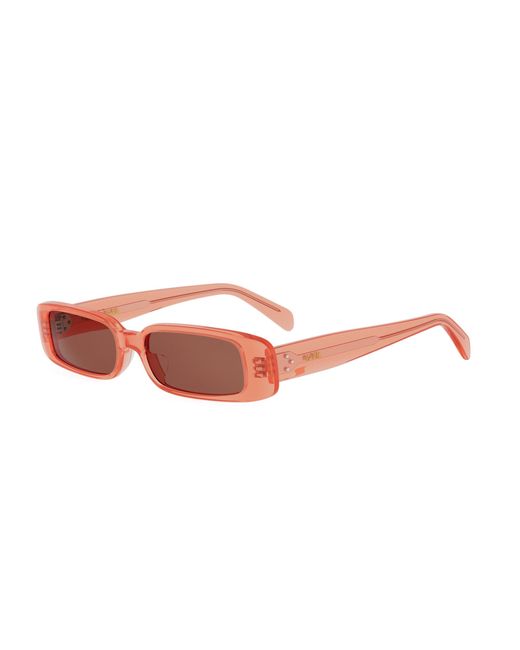 Céline Pink Rectangular Sunglasses