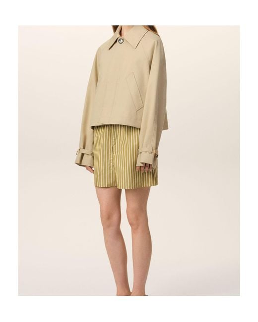 AMI Natural Buttoned Jacket