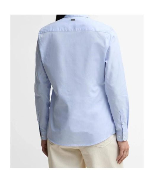 Barbour Blue Long-Sleeved Buttoned Shirt