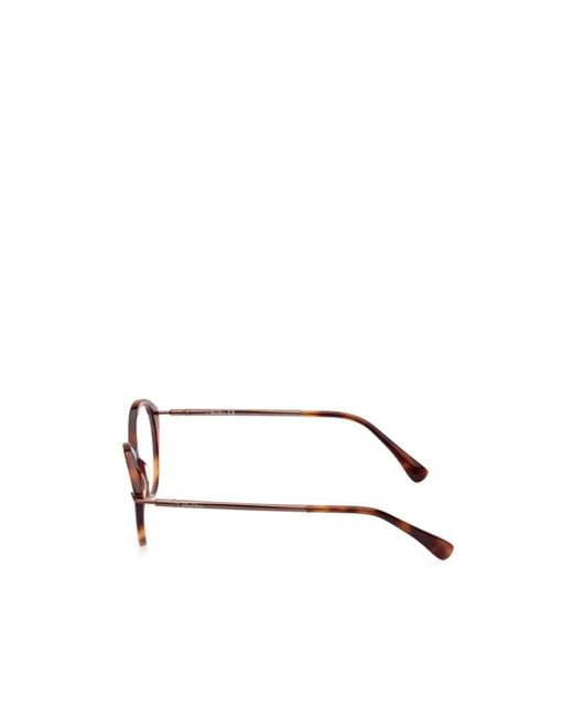 Max Mara White Cat-Eye Frame Glasses