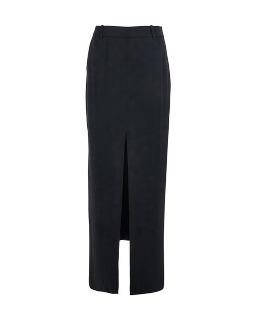 Tom Ford Black Front Slit Skirt
