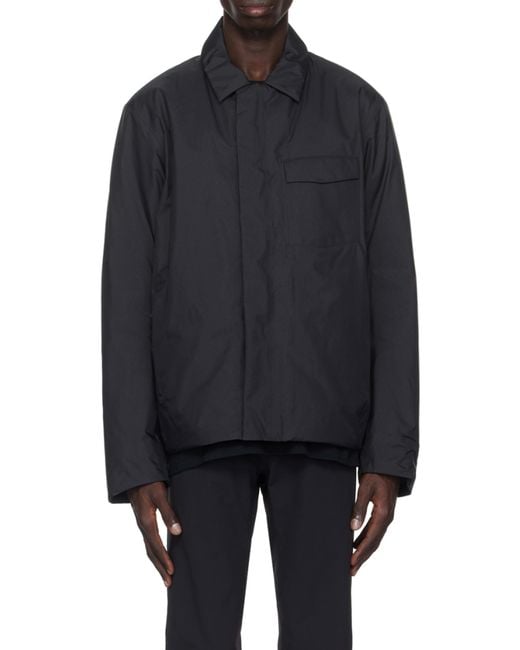 Veilance Black Spere Zip-Front Jacket for men