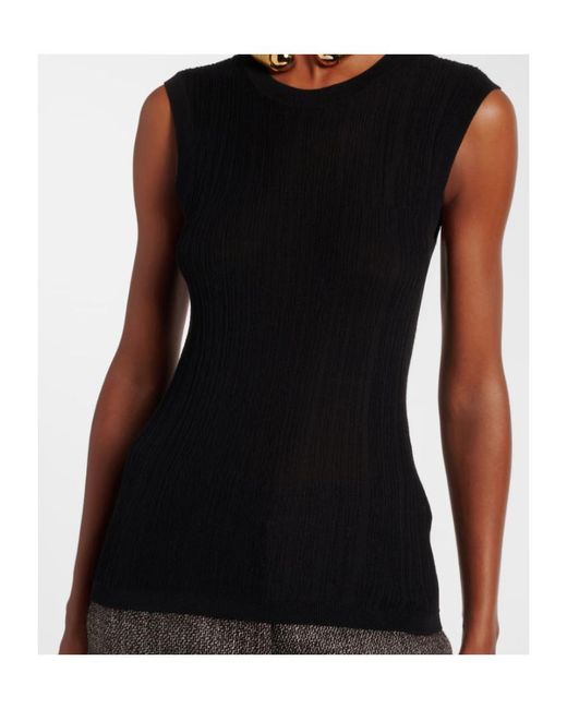 Joseph Black Round-Neck Vest