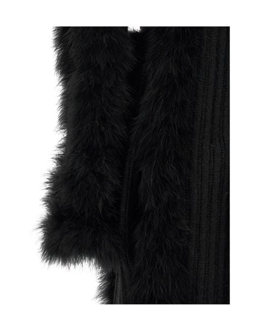 The Attico Black Long-Sleeved Coat