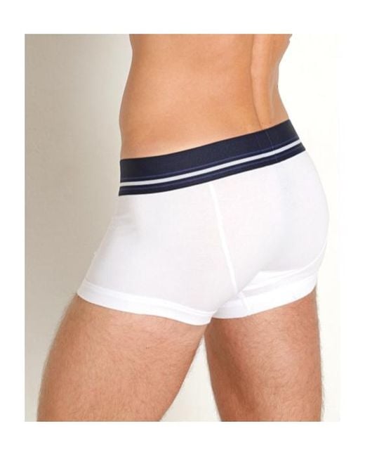 Emporio Armani White Elastic Waist Underwear for men