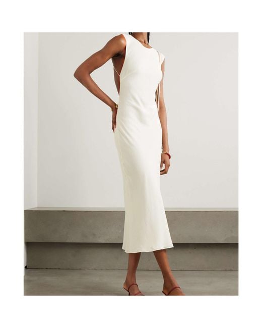 St. Agni White Sleeveless Dress