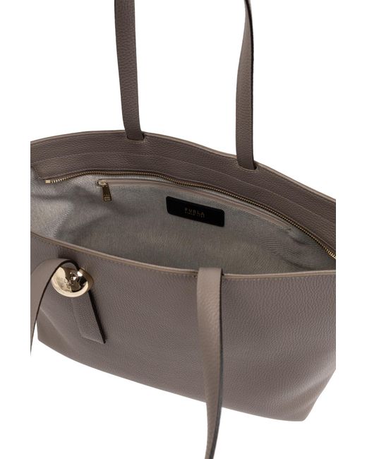 Furla Brown Sfera Large Shopper Bag