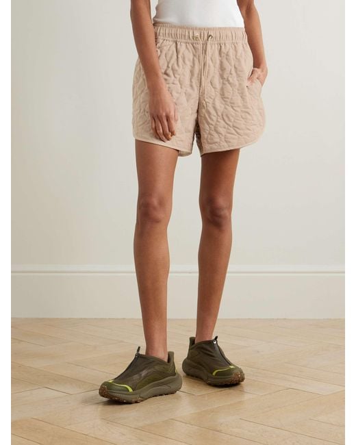 Varley Natural Catrine Quilted Shorts