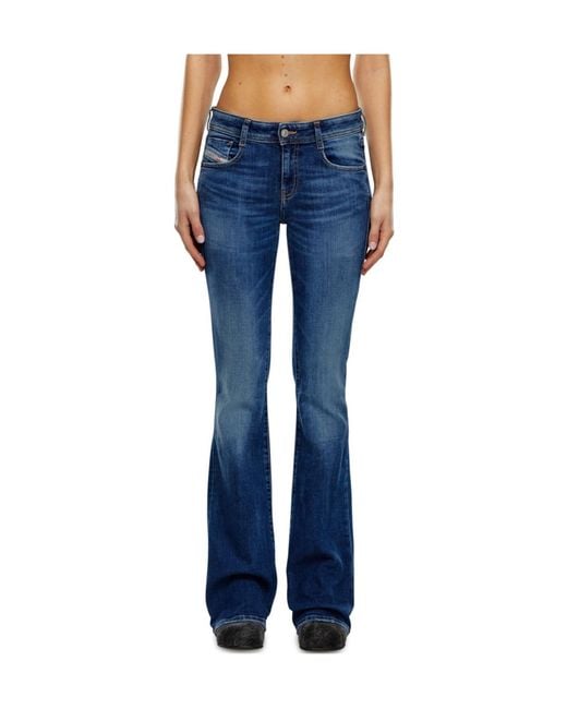 DIESEL Blue Belt Ring Jeans