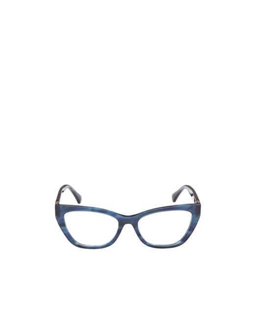 Max Mara White Cat-Eye Glasses