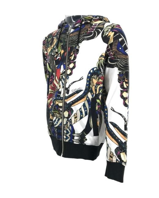Just Cavalli Multicolor Long-Sleeved Casual Jacket for men