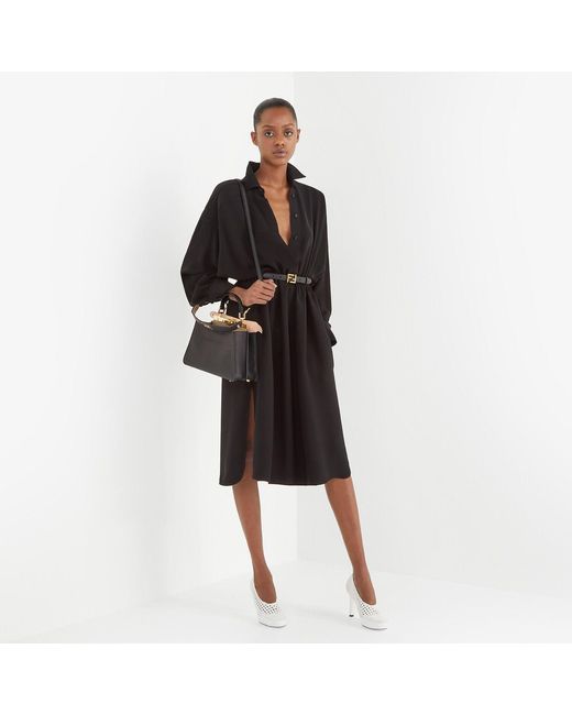 Fendi Black Peekaboo Iseeu Small Tote Bag
