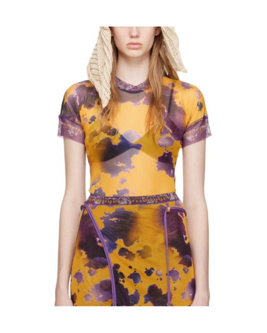 OTTOLINGER Orange Item O-Neck Short-Sleeved T-Shirt