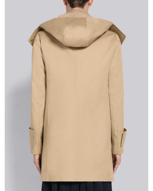 Thom Browne Natural Rwb-Stripe Parka Coat for men