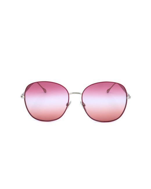 Isabel Marant Pink Round Frame Sunglasses