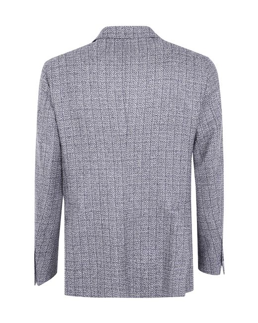 Tagliatore Blue Montecarlo Single Breasted Jacket for men