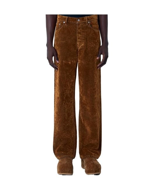 Dries Van Noten Multicolor Straight Leg Pants for men