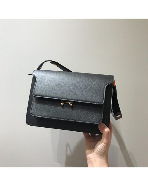 Marni Black Trunk Mini Crossbody Bag
