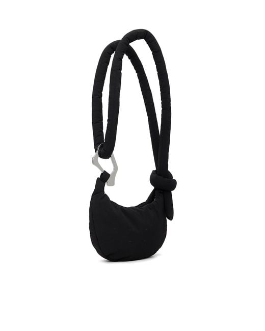 HELIOT EMIL Black Attache Mini Shoulder Bag for men