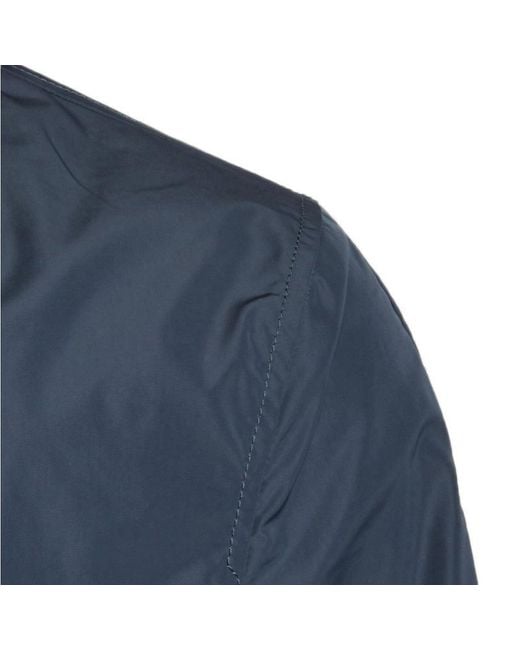 Burberry Blue Hooded Casual Jacket for men