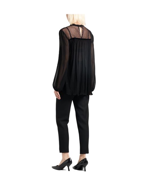 Max Mara Black Solid Color Tops