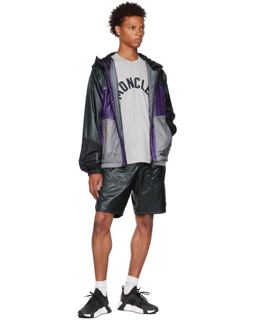 Moncler Purple Peyrus Hooded Jacket for men
